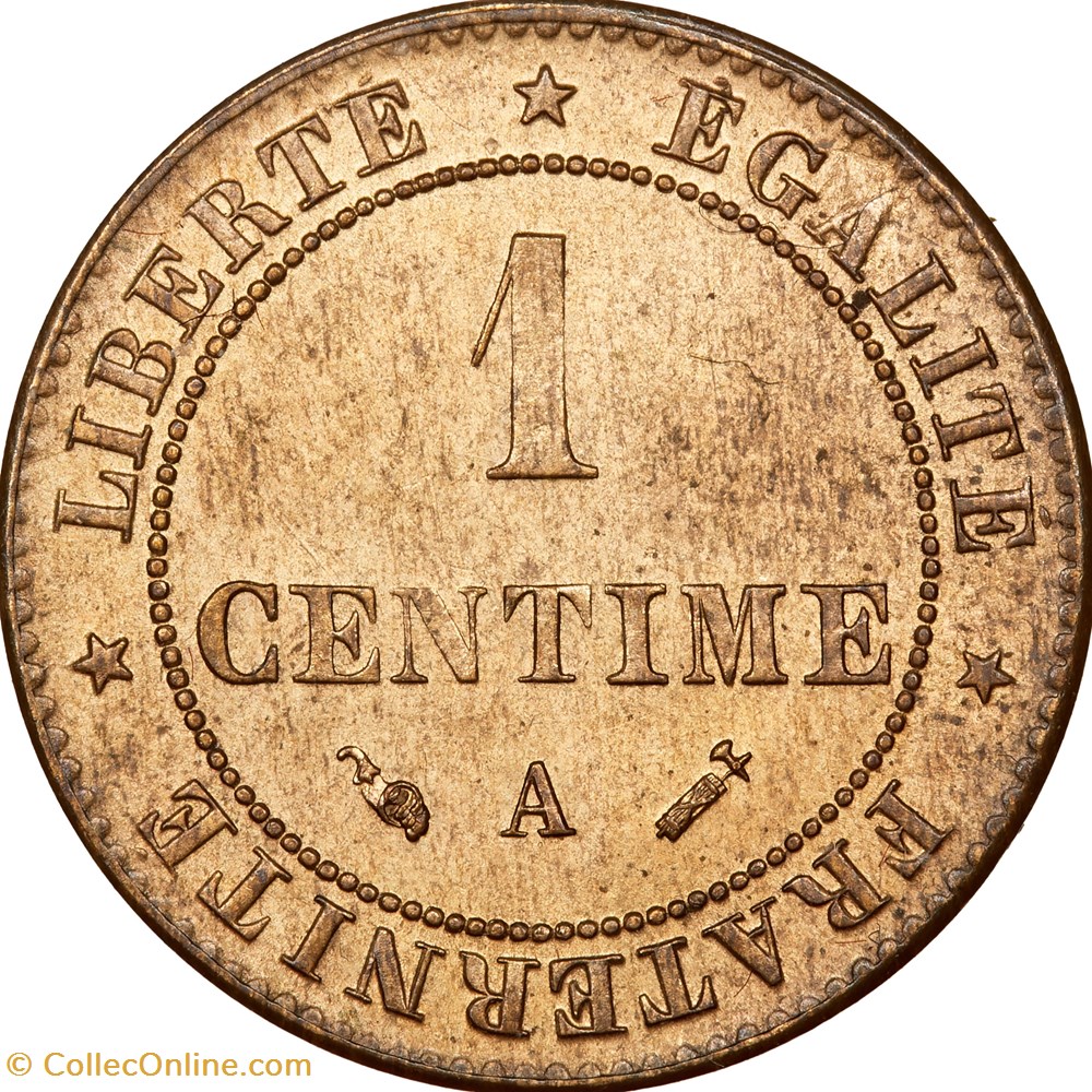 1 centime Cérès, IIIe République, 1894, Paris monnaies monde france 1 centime ceres iiie republique 1894 paris