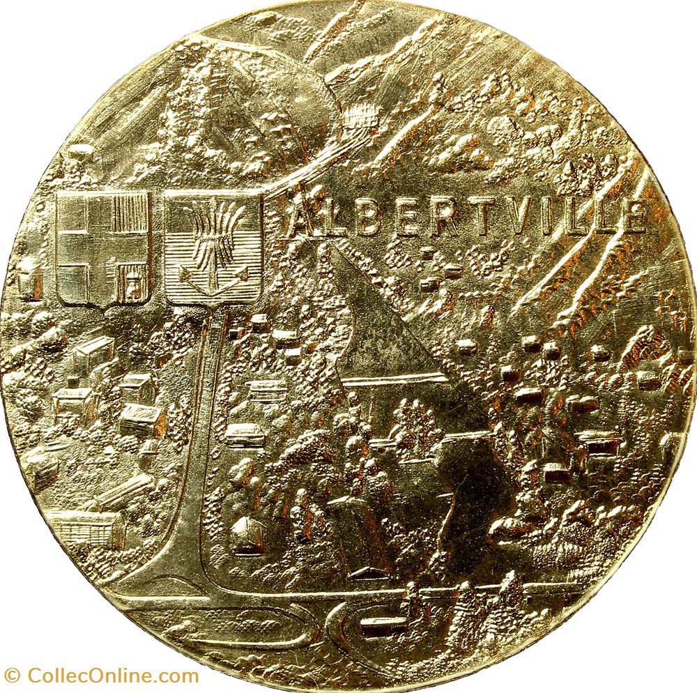 medailles france medaille des jeux olympiques albertville 1991
