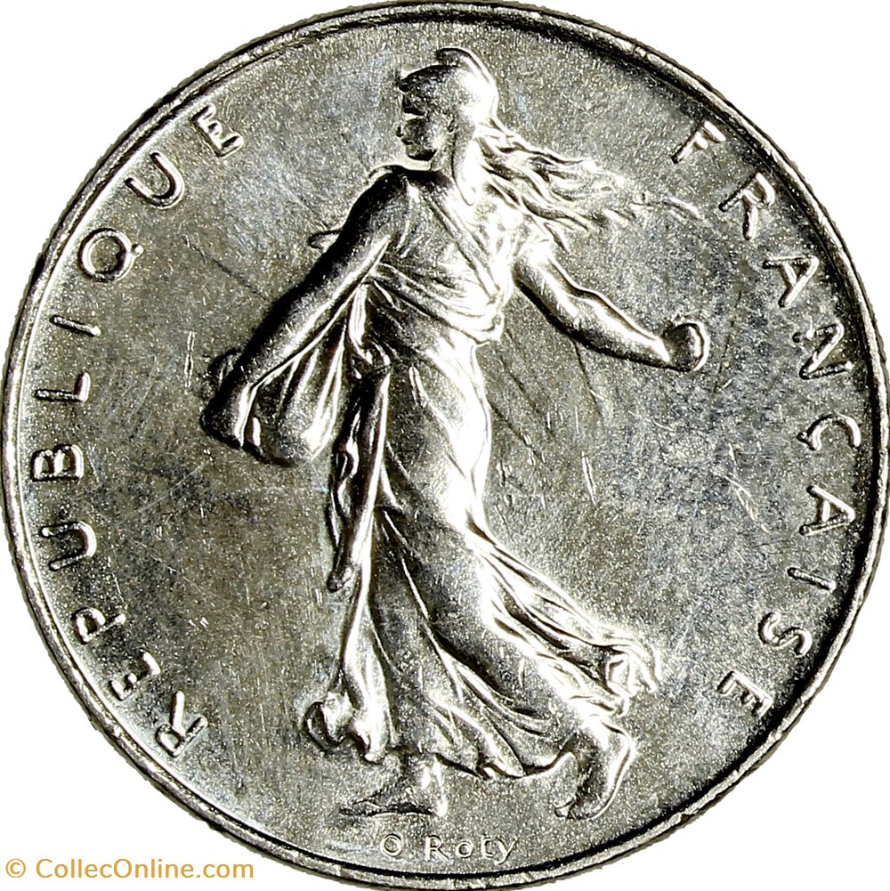 monnaies monde france 1 franc semeuse nickel 1988