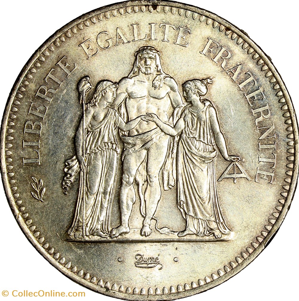 50 francs Hercule, 1976 monnaies monde france 50 francs hercule 1976