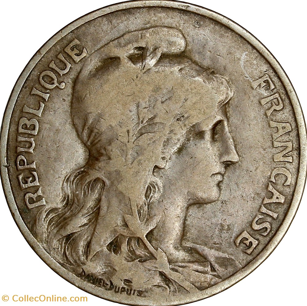 10 centimes Daniel-Dupuis, IIIe République, 1907 monnaies france modernes 10 centimes daniel dupuis iiie republique 1907