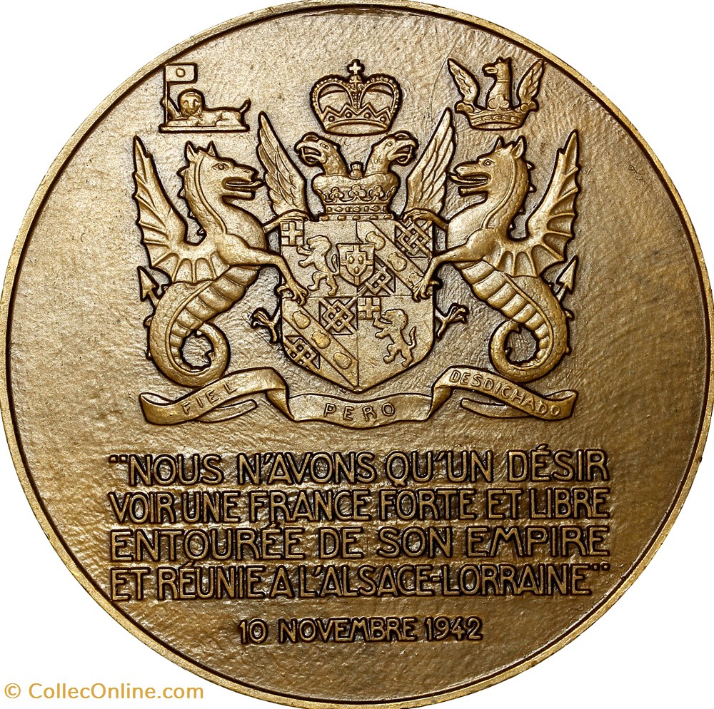 Médaille de Winston Churchill, 1945 medailles france medaille de winston churchill 1945