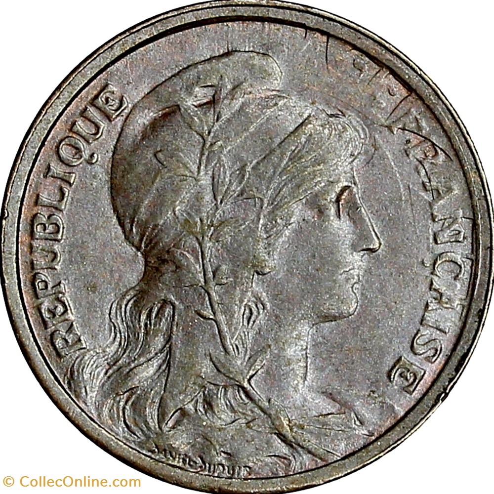 monnaies monde france 1 centime daniel dupuis iiie republique 1916