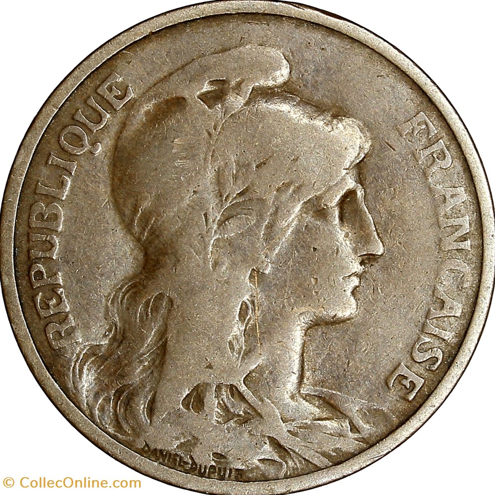 5 centimes Daniel-Dupuis, IIIe République, 1910 monnaies monde france 5 centimes daniel dupuis iiie republique 1910