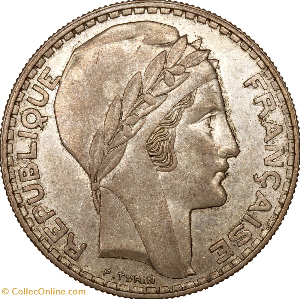 20 francs Turin, IIIe République, 1936 monnaies monde france 20 francs turin iiie republique 1936
