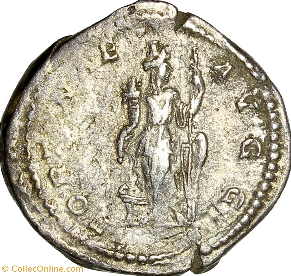 monnaies antiques romaines imperiales et republicaines denier de septime severe fortuna 198 rome