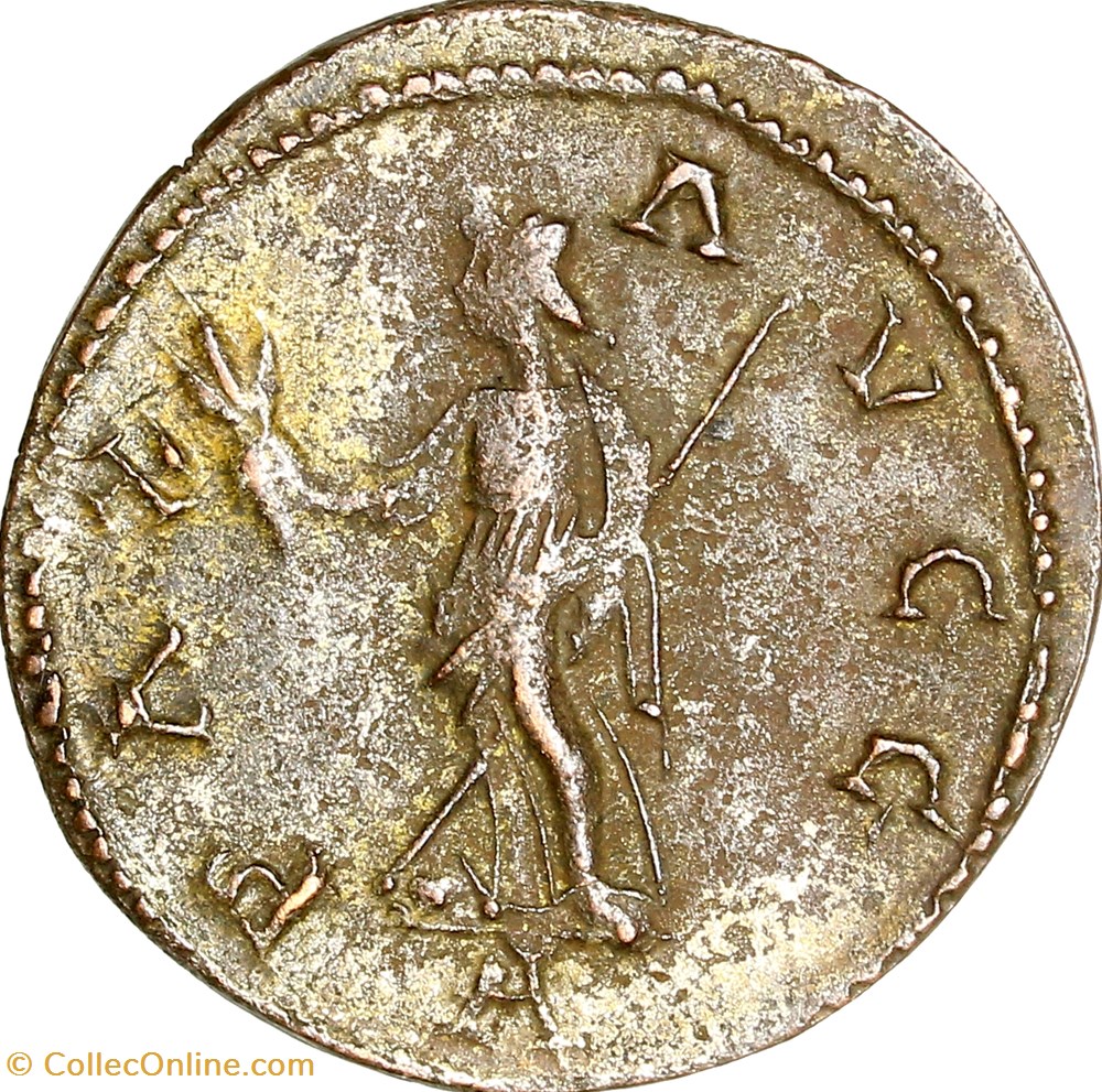 Aurelianus de Maximien Hercule, Pax, printemps 290 - 291, Lyon monnaies antiques romaines imperiales et republicaines aurelianus de maximien hercule pax printemps 290 291 lyon