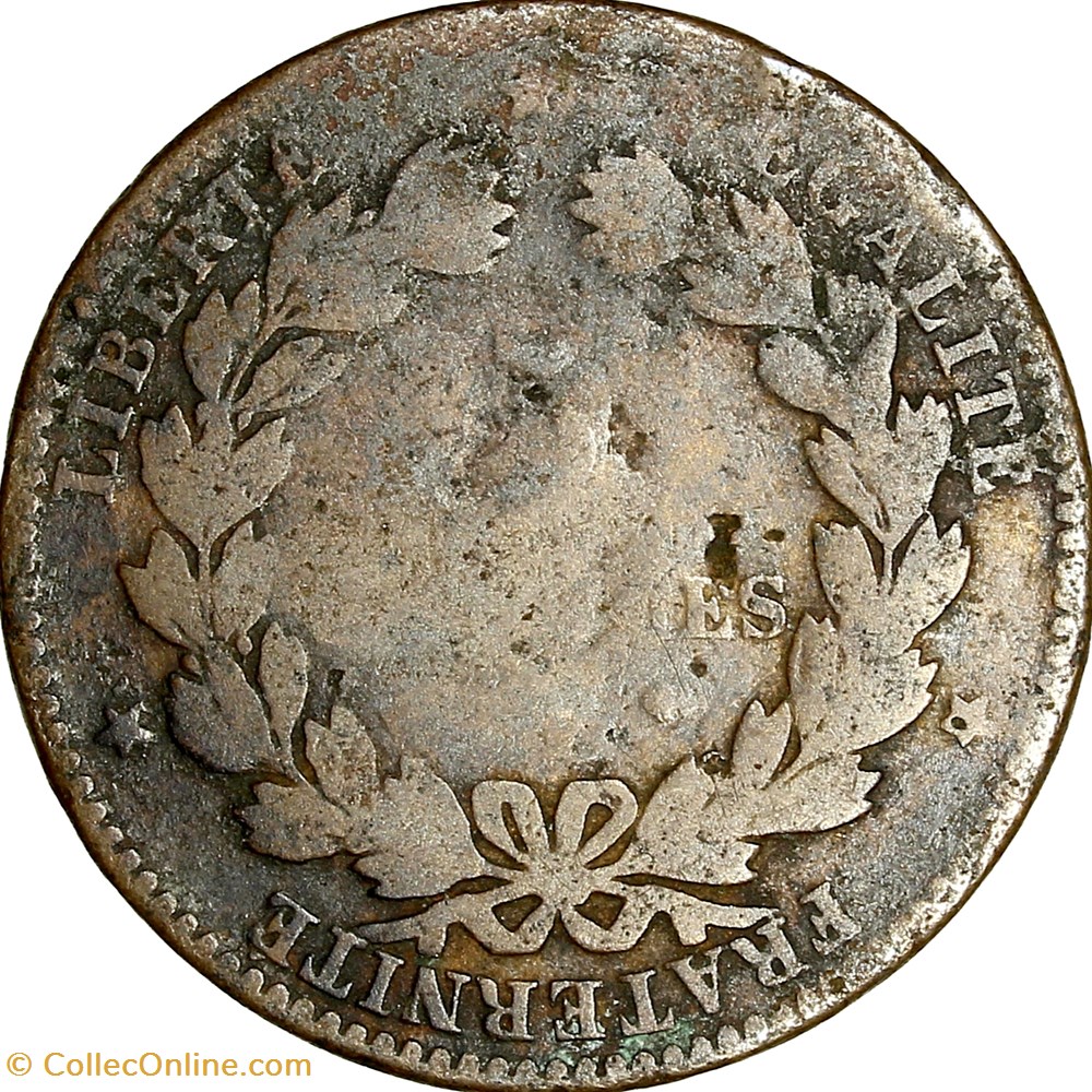 5 centimes Cérès, IIIe République, 1879, ancre non barrée, Paris monnaies monde france 5 centimes ceres iiie republique 1879 ancre non barree paris