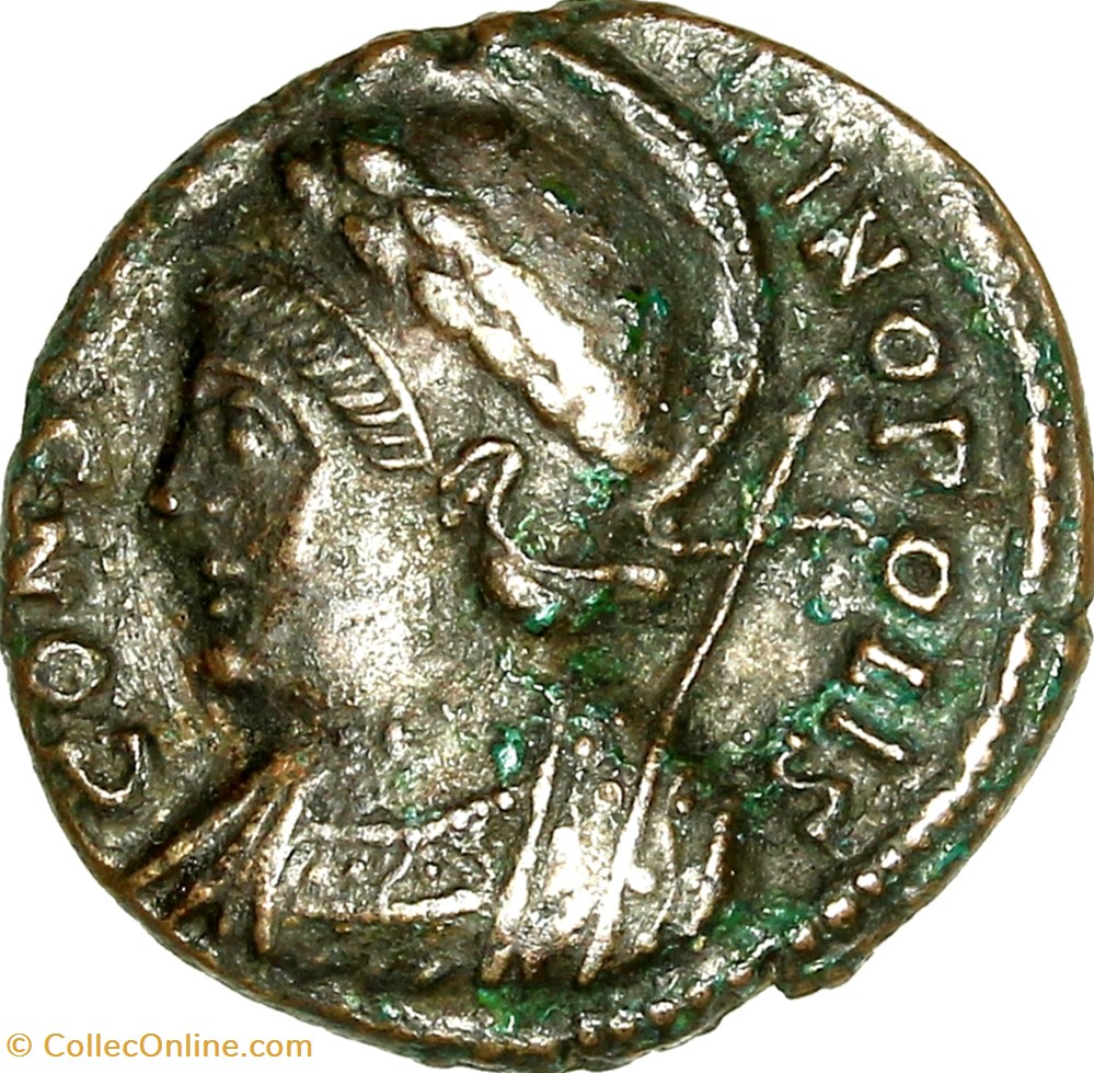 Centenionalis de Constantinople, Victoria, 331, Trèves monnaies antiques romaines imperiales et republicaines centenionalis de constantinople victoria 331 treves