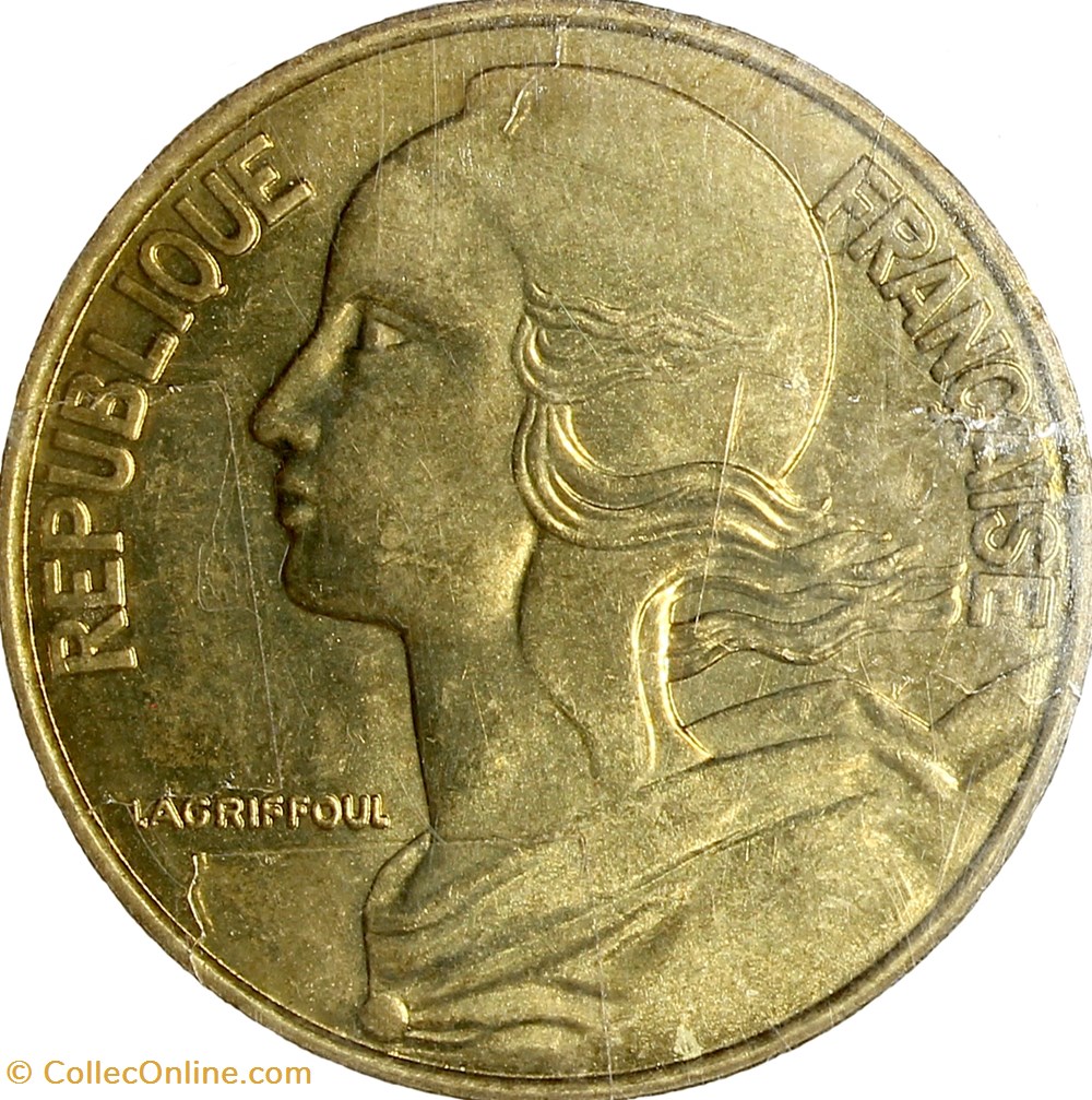 monnaies monde france 20 centimes marianne bu 1997
