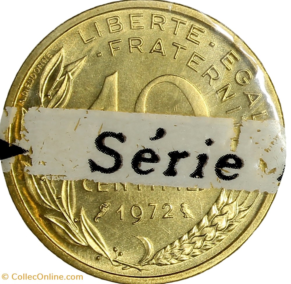 10 centimes Marianne, FDC, 1972 monnaies monde france 10 centimes marianne fdc 1972
