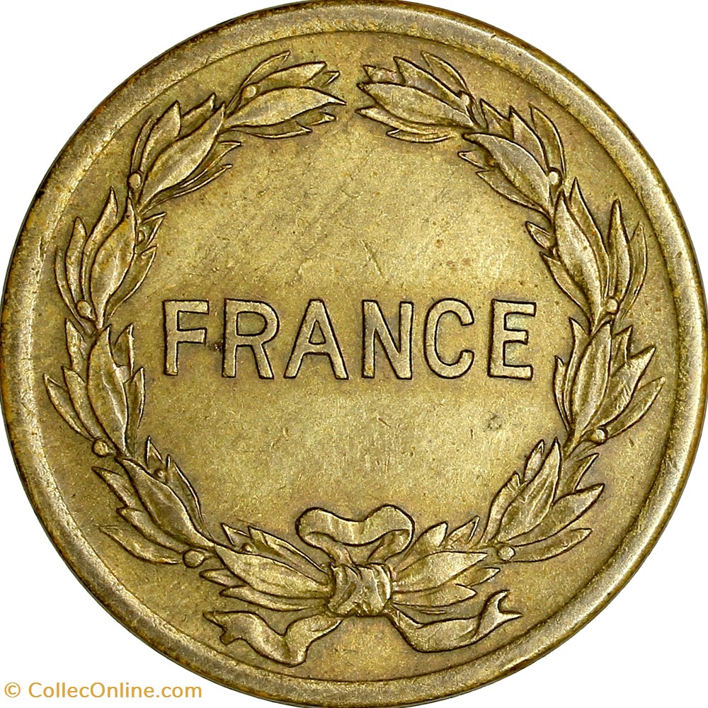 2 francs France, GPRF, 1944, Philadelphie monnaies monde 2 francs france gprf 1944 philadelphie