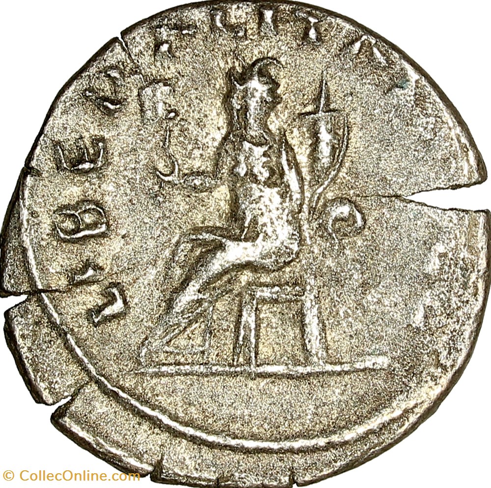 Antoninien de Valérien Ier, Liberalitas, 255-256, Rome monnaies antiques romaines imperiales et republicaines antoninien de valerien ier liberalitas 255 256 rome