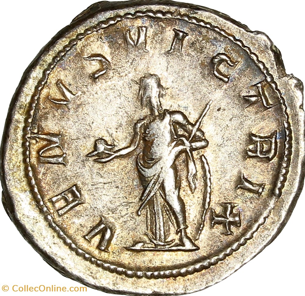 Denier de Gordien III, Vénus, 240, Rome monnaies antiques a romaines imperiales et republicaines denier de gordien iii venus 240 rome
