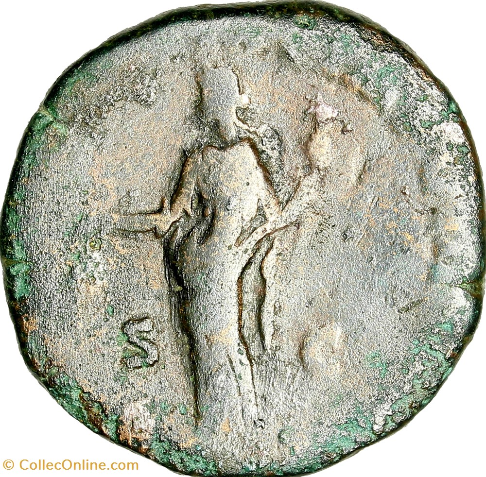 monnaies antiques romaines imperiales et republicaines sesterce de commode libertas 190 rome