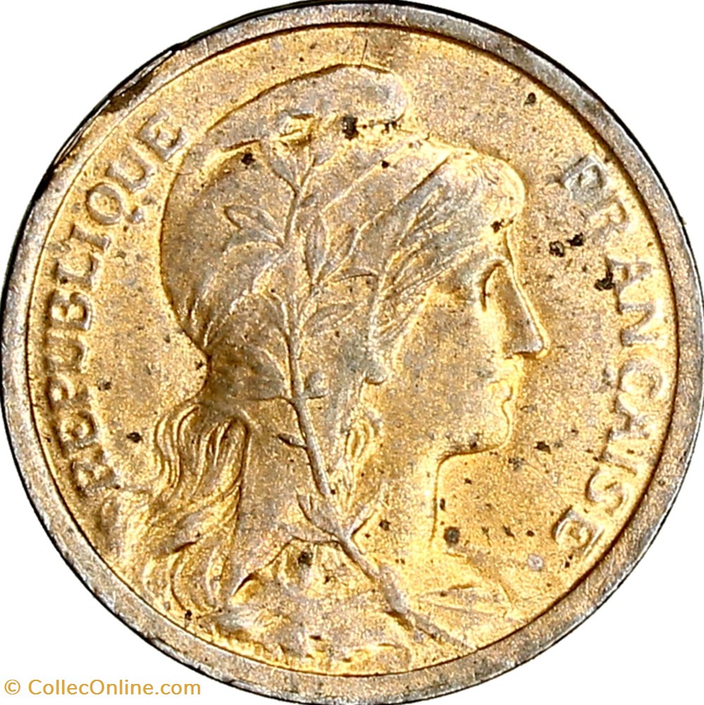 1 centime Daniel-Dupuis, IIIe République, 1919 monnaies france modernes 1 centime daniel dupuis iiie republique 1919