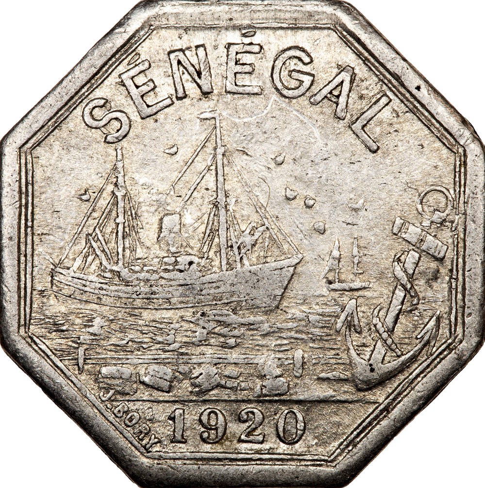 monnaies monde france 10 centimes chambre de commerce de dakar 1920