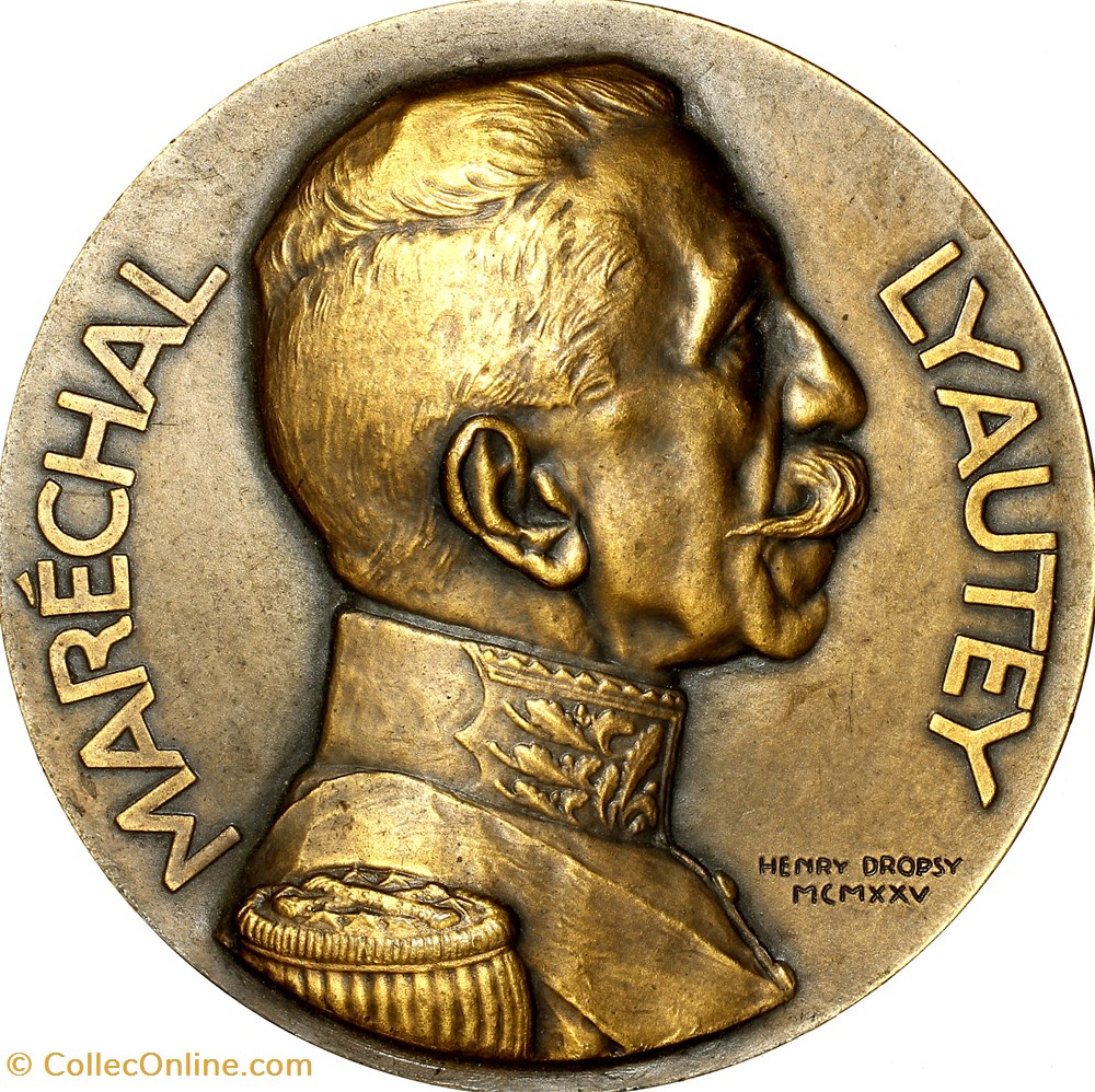 Médaille du Maréchal Lyautey, 1925 medailles france medaille du marechal lyautey 1925
