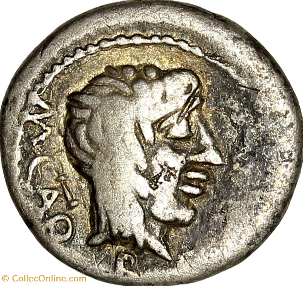 monnaies antiques romaines republicaines imperiales quinaire porcia 89 av j c rome