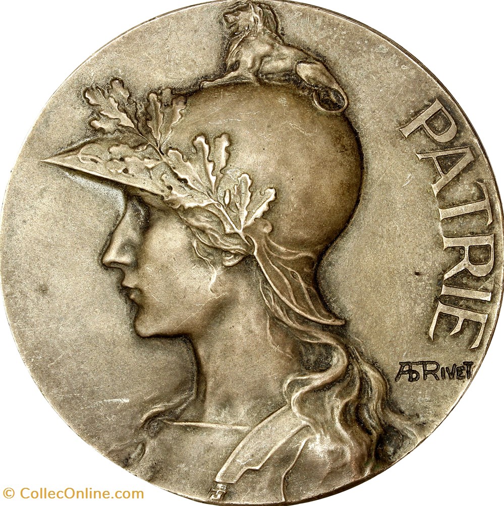 Médaille de concours de tir dans l'armée, 1908 medailles france medaille de concours de tir dans armee 1908
