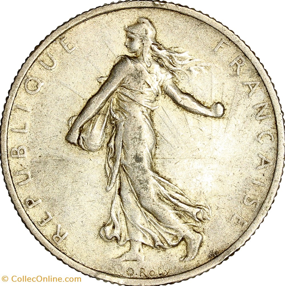 2 francs Semeuse, IIIe République, 1905 monnaies monde france 2 francs semeuse iiie republique 1905