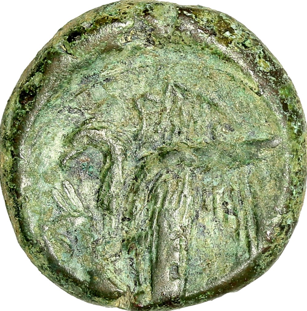 Hémilitron aux aigles d'Agrigente, 279-241 AC. monnaies antiques grecques hemilitron aux aigles agrigente 279 241 ac