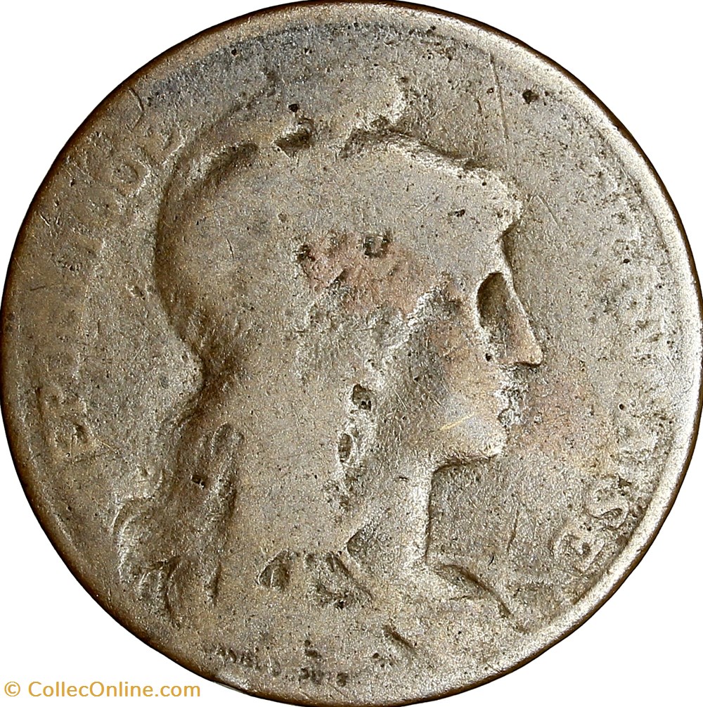 5 centimes Daniel-Dupuis, IIIe République, 1901 monnaies france modernes 5 centimes daniel dupuis iiie republique 1901