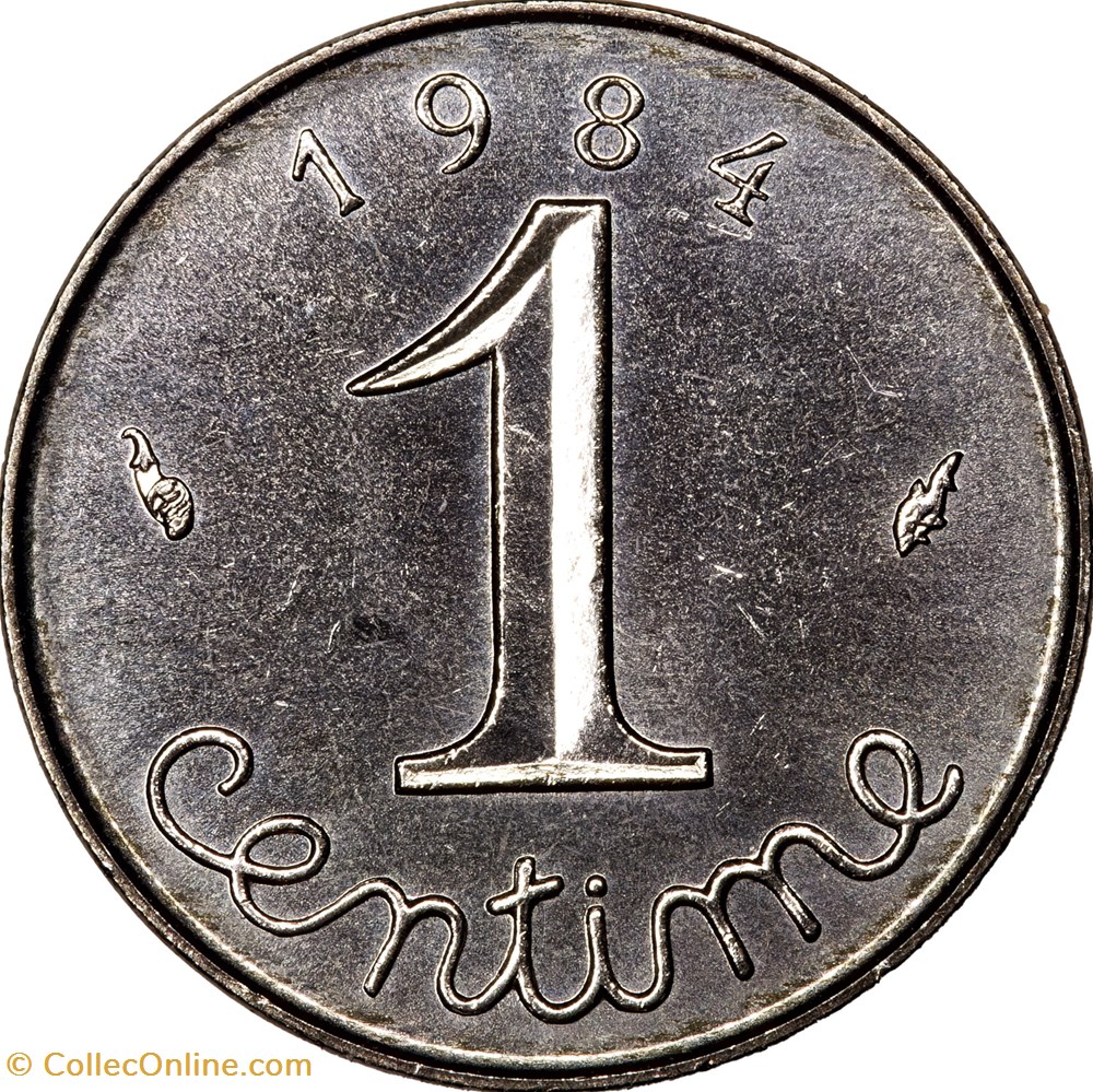 1 centime épi, 1984 monnaies monde france 1 centime epi 1984