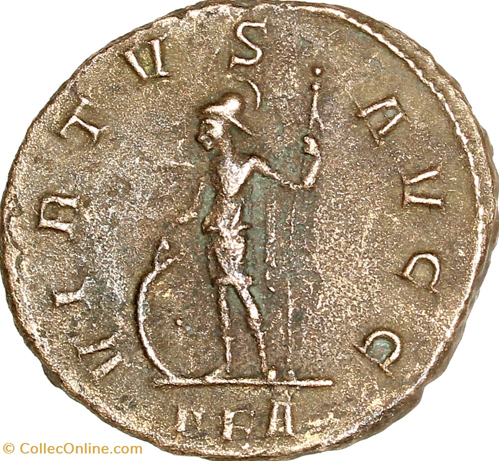 Aurelianus de Carus, Virtus, déc. 282 - août 283, Rome monnaies antiques romaines imperiales et republicaines aurelianus de carus virtus dec 282 aout 283 rome