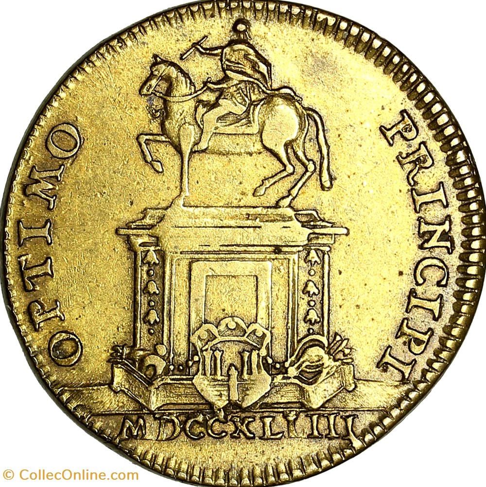 Jeton de Nuremberg, Louis XV, statue équestre de Louis XV à Bordeaux, 1744 monnaies jetons mereaux jeton de nuremberg louis xv statue equestre de louis xv a bordeaux 1744