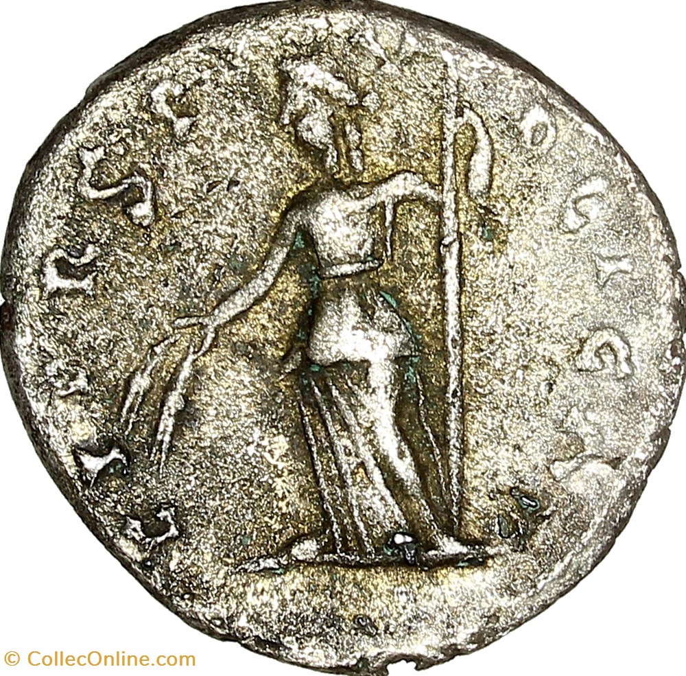 monnaies antiques romaines imperiales et republicaines denier de septime severe imitation fides publica 200 211 atelier irregulier