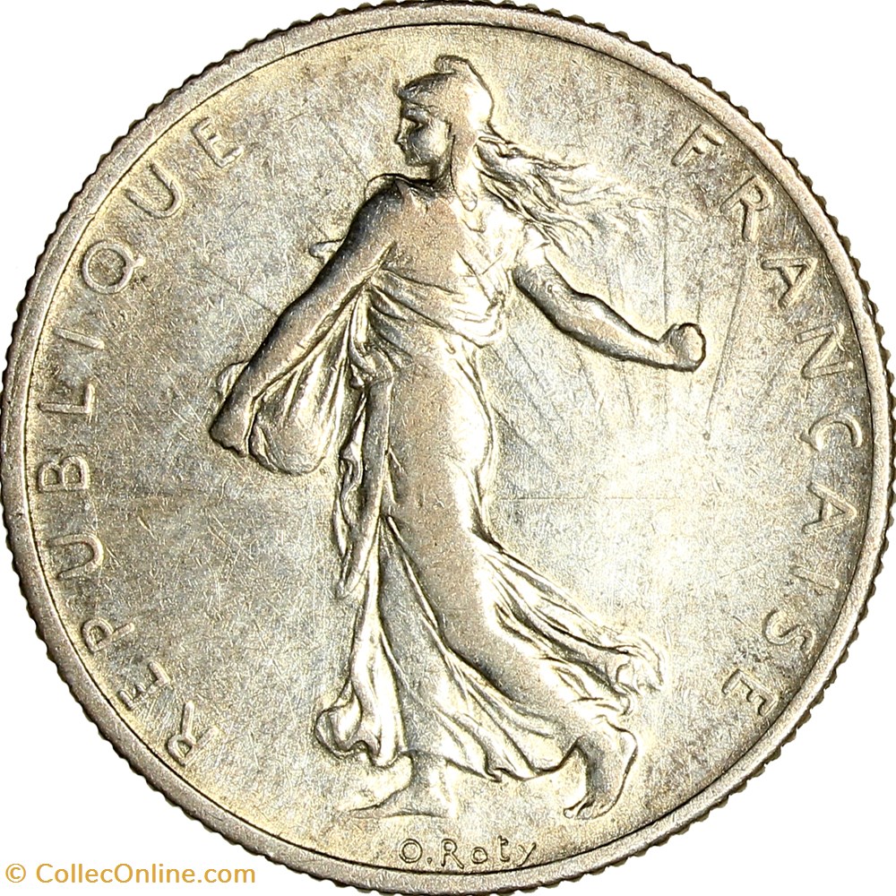 2 francs Semeuse, IIIe République, 1913 monnaies monde france 2 francs semeuse iiie republique 1913
