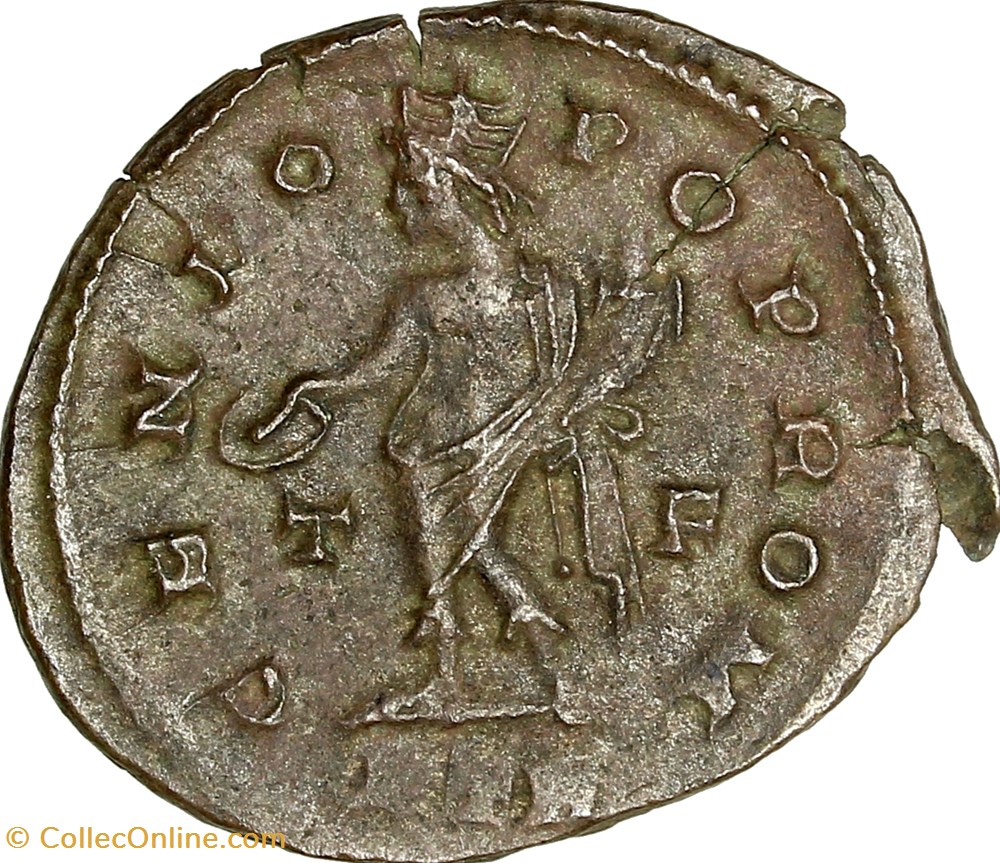 monnaies antiques a romaines imperiales et republicaines follis de licinius ier genius 313 315 treves