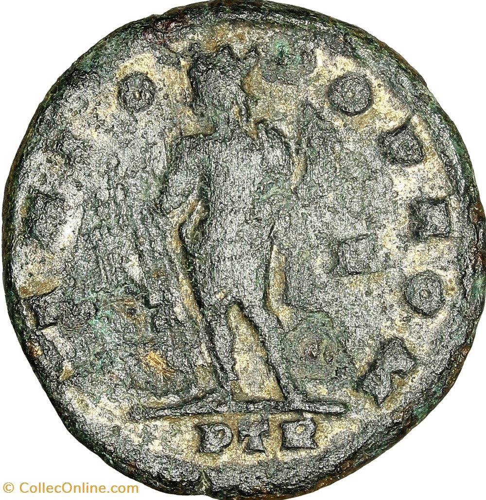 monnaies antiques romaines imperiales republicaines follis de constantin ier cesar genius ete 307 treves