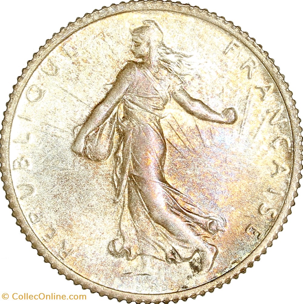 1 franc Semeuse, IIIe République, 1919 monnaies monde france 1 franc semeuse iiie republique 1919