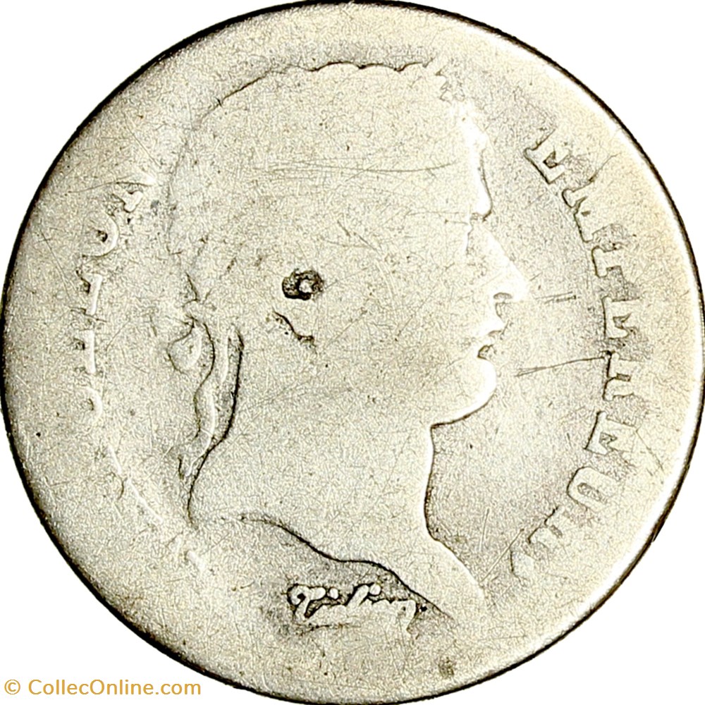 Demi-franc, tête laurée, Empire, Napoléon Ier, 1809, Paris monnaies monde france demi franc tete lauree empire napoleon ier 1809 paris