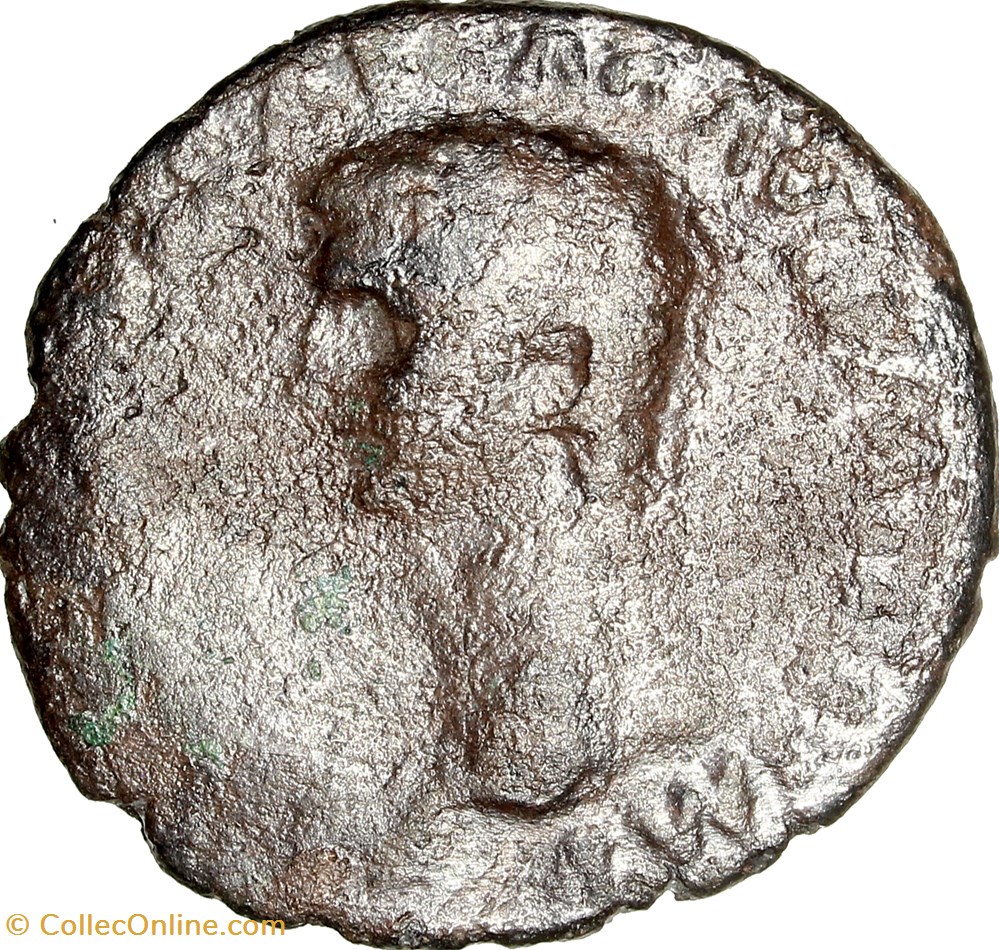 monnaies antiques romaines imperiales et republicaines as de claude minerve 41 50 rome