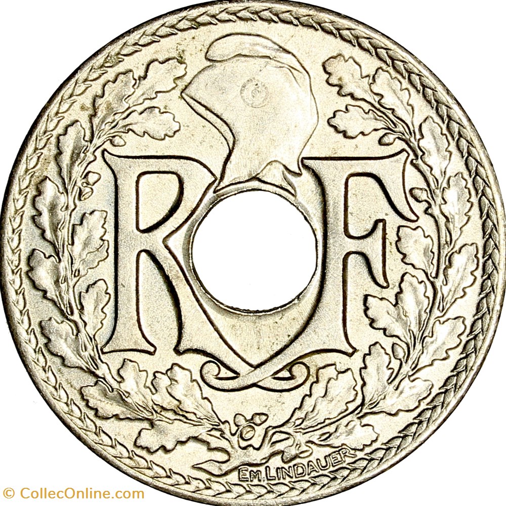 25 centimes Lindauer, IIIe République, 1921 monnaies monde france 25 centimes lindauer iiie republique 1921