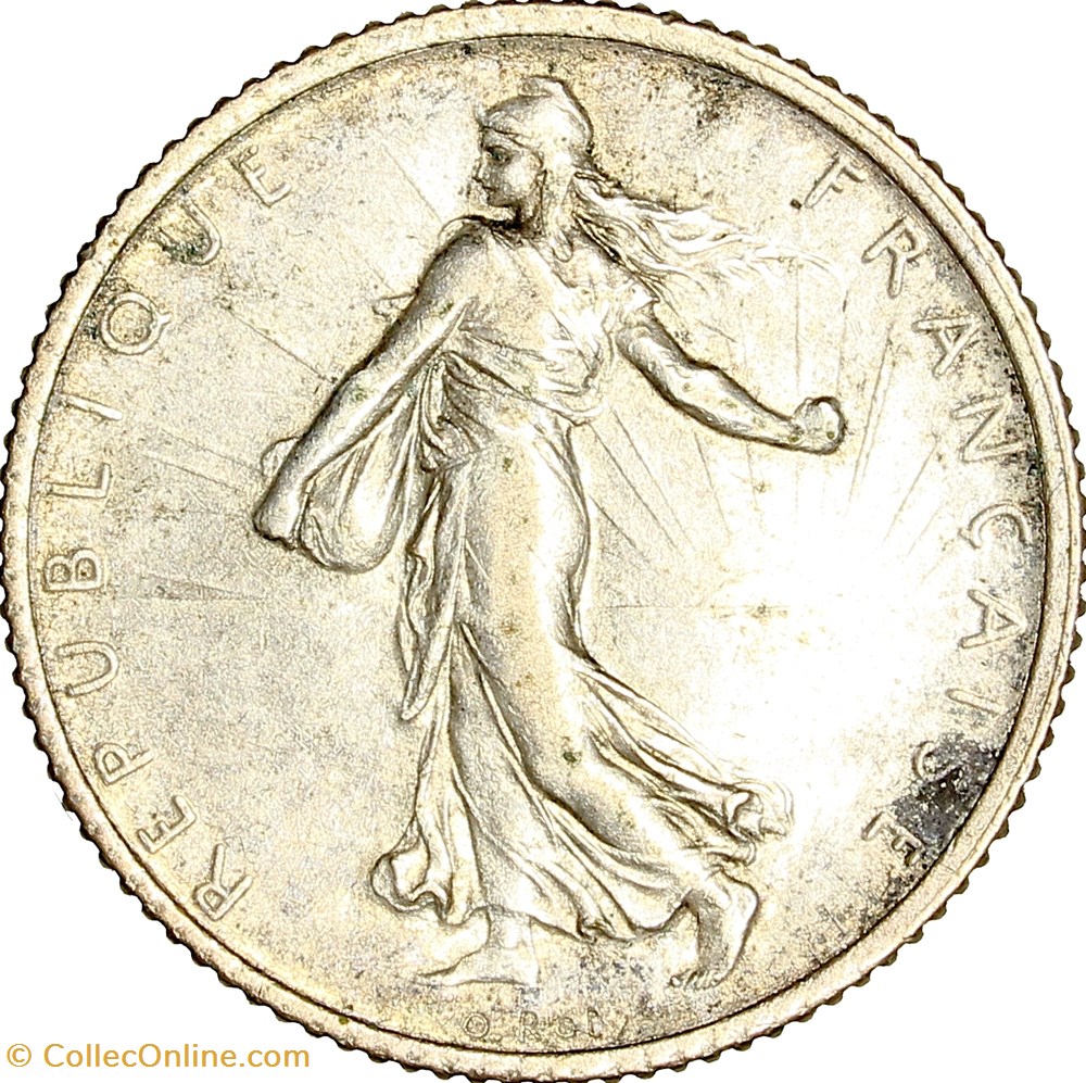 1 franc Semeuse, IIIe République, 1907 monnaies monde france 1 franc semeuse iiie republique 1907