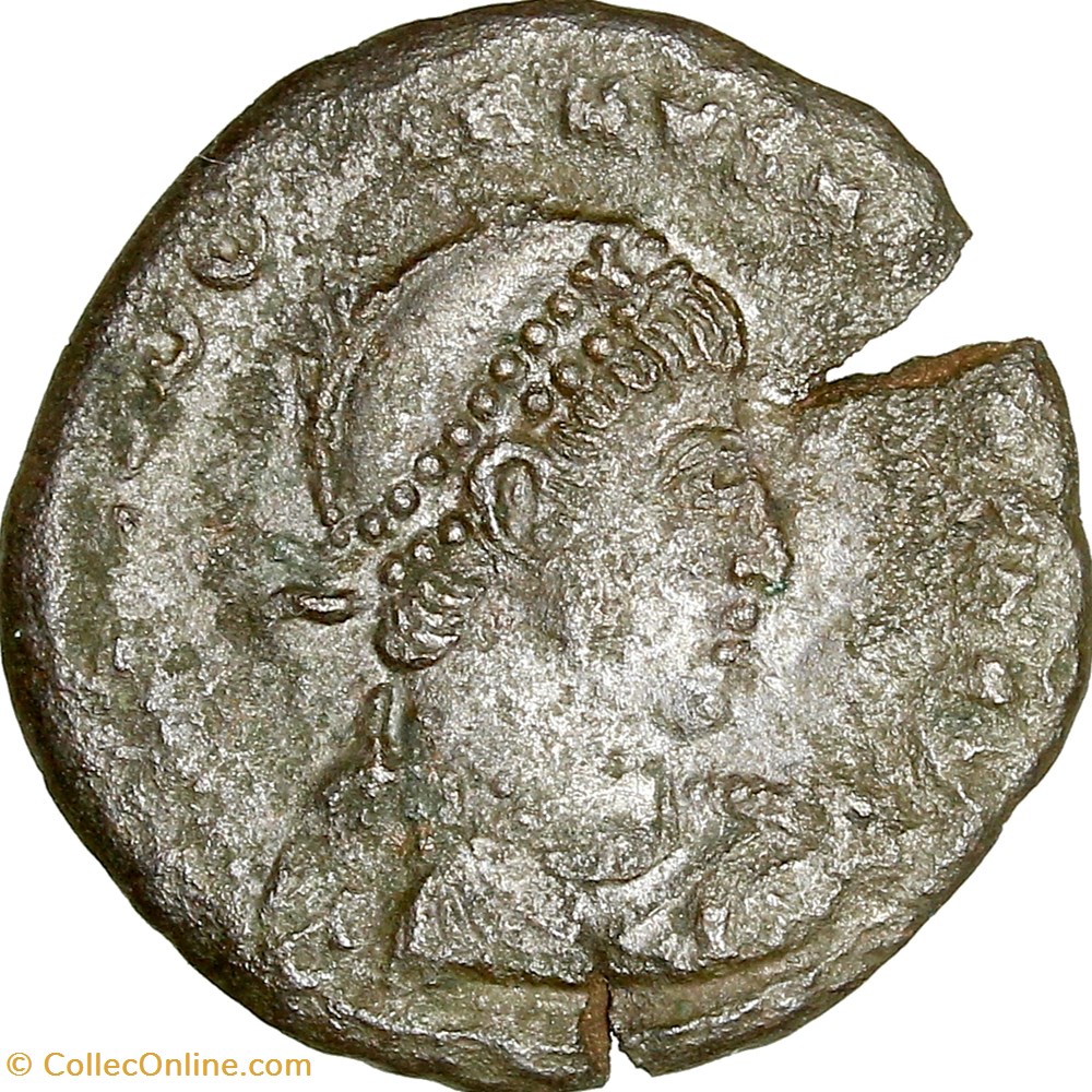 monnaies antiques romaines republicaines imperiales maiorina pecunia de theodose ier gloria romanorum 378 388 atelier indetermine