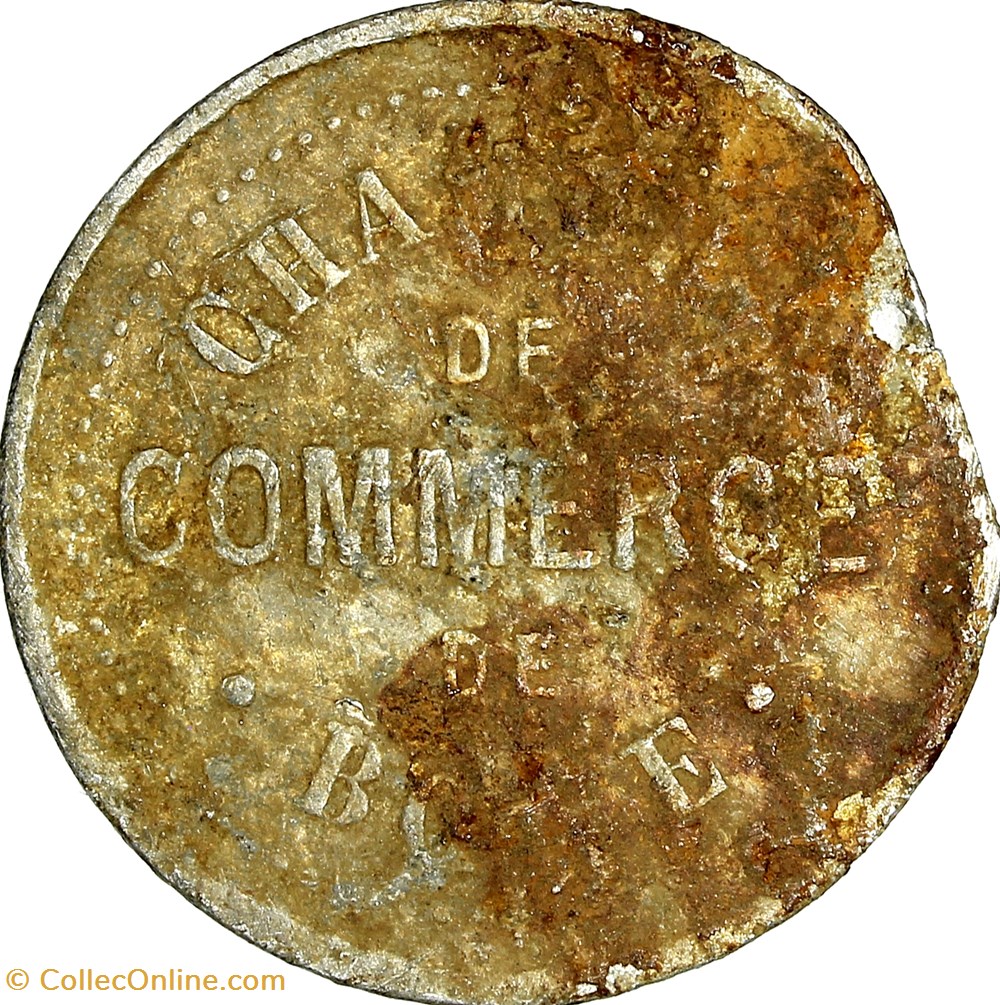 5 centimes, Chambre de Commerce de Bône, après 1915 monnaies monde france 5 centimes chambre de commerce de bone apres 1915