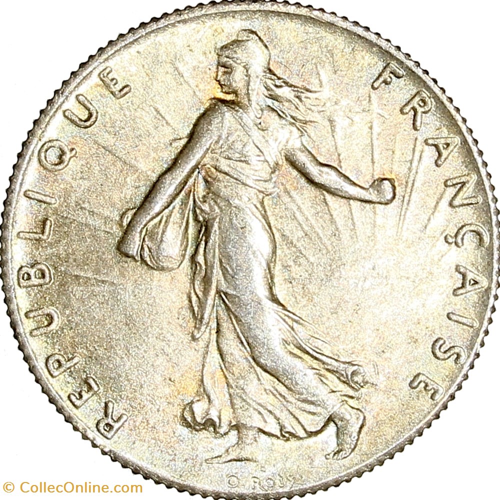 50 centimes Semeuse, IIIe République, 1919 monnaies monde france 50 centimes semeuse iiie republique 1919