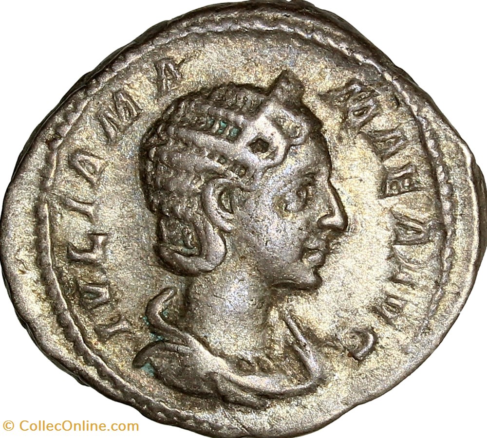 Denier de Julia Mamée, Vénus, 231, Rome monnaies antiques romaines imperiales et republicaines denier de julia mamee venus 231 rome