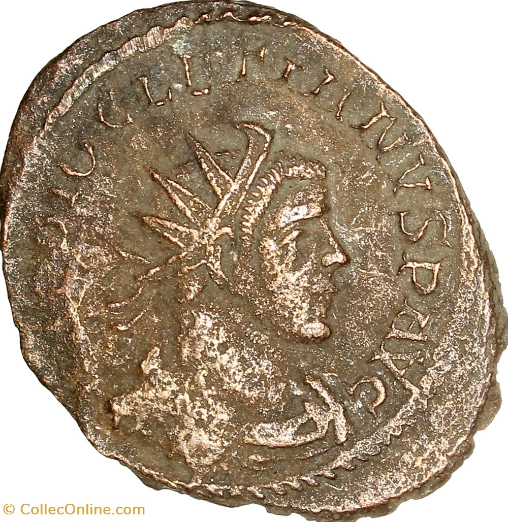 Aurelianus de Dioclétien, Jupiter, 292, Lyon monnaies antiques romaines imperiales republicaines aurelianus de diocletien jupiter 292 lyon