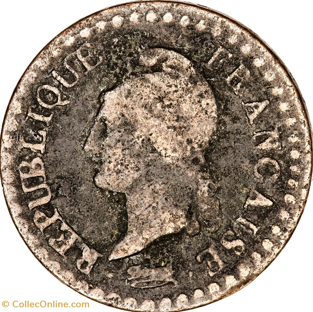 monnaies monde france un centime dupre le directoire an 6 6 normal 53 50 perles paris