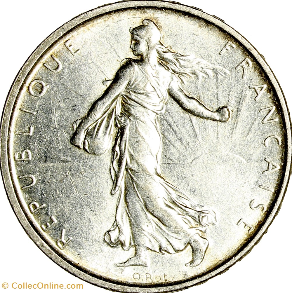 5 francs Semeuse, 1964 monnaies monde france 5 francs semeuse 1964