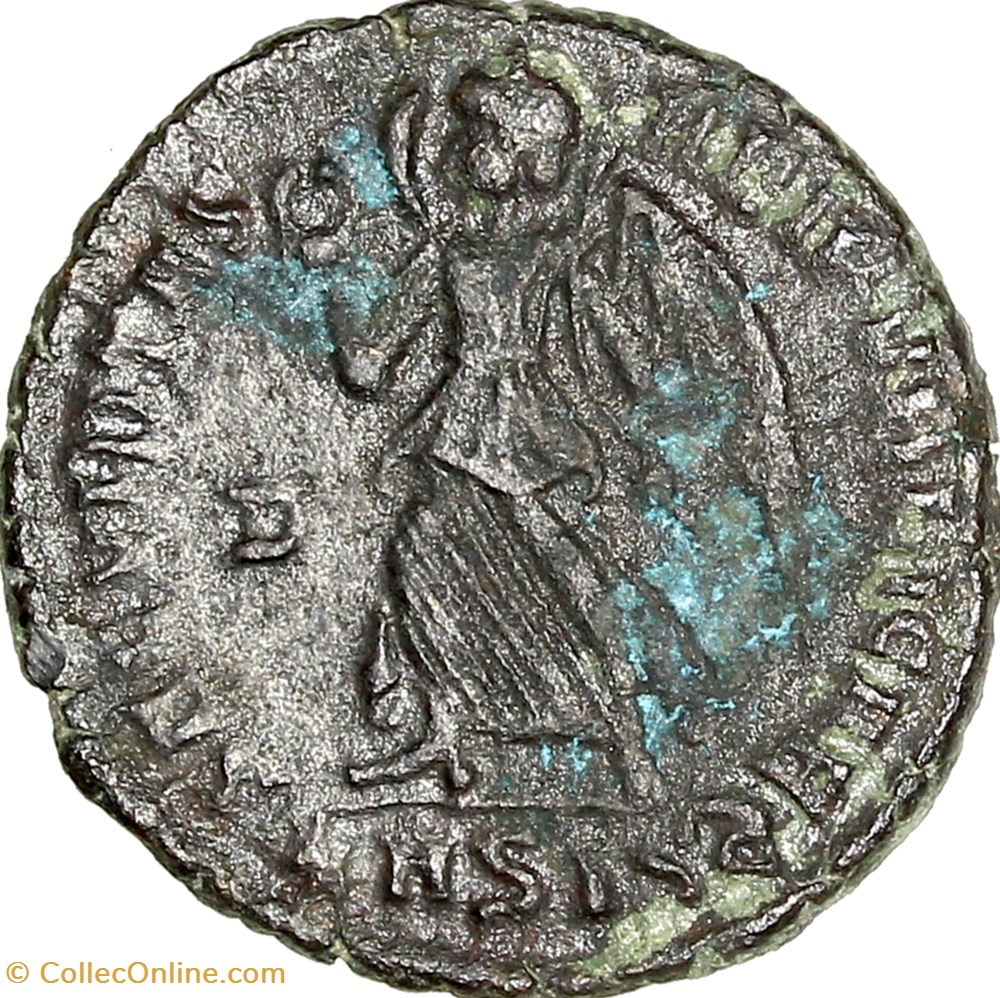 monnaies antiques romaines imperiales et republicaines nummus de gratien victoria 367 375 siscia