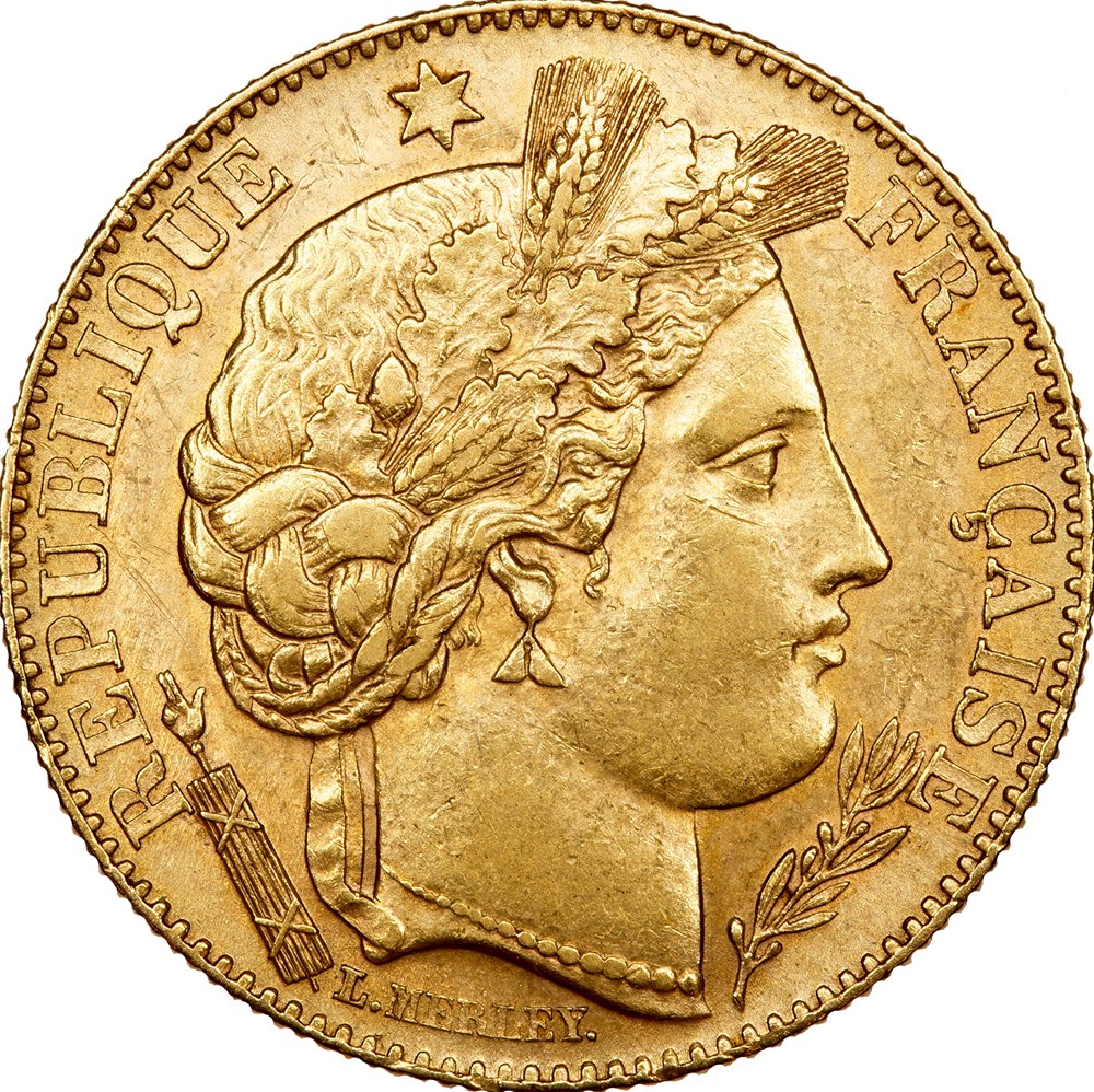 monnaies monde france 10 francs ceres iiie republique 1896 paris