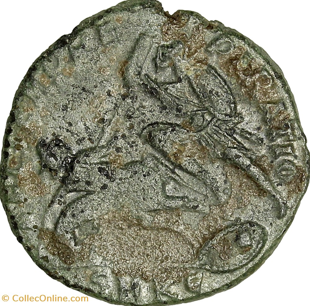 monnaies antiques romaines imperiales et republicaines maiorina de constance ii fel temp reparatio 351 354 cyzique
