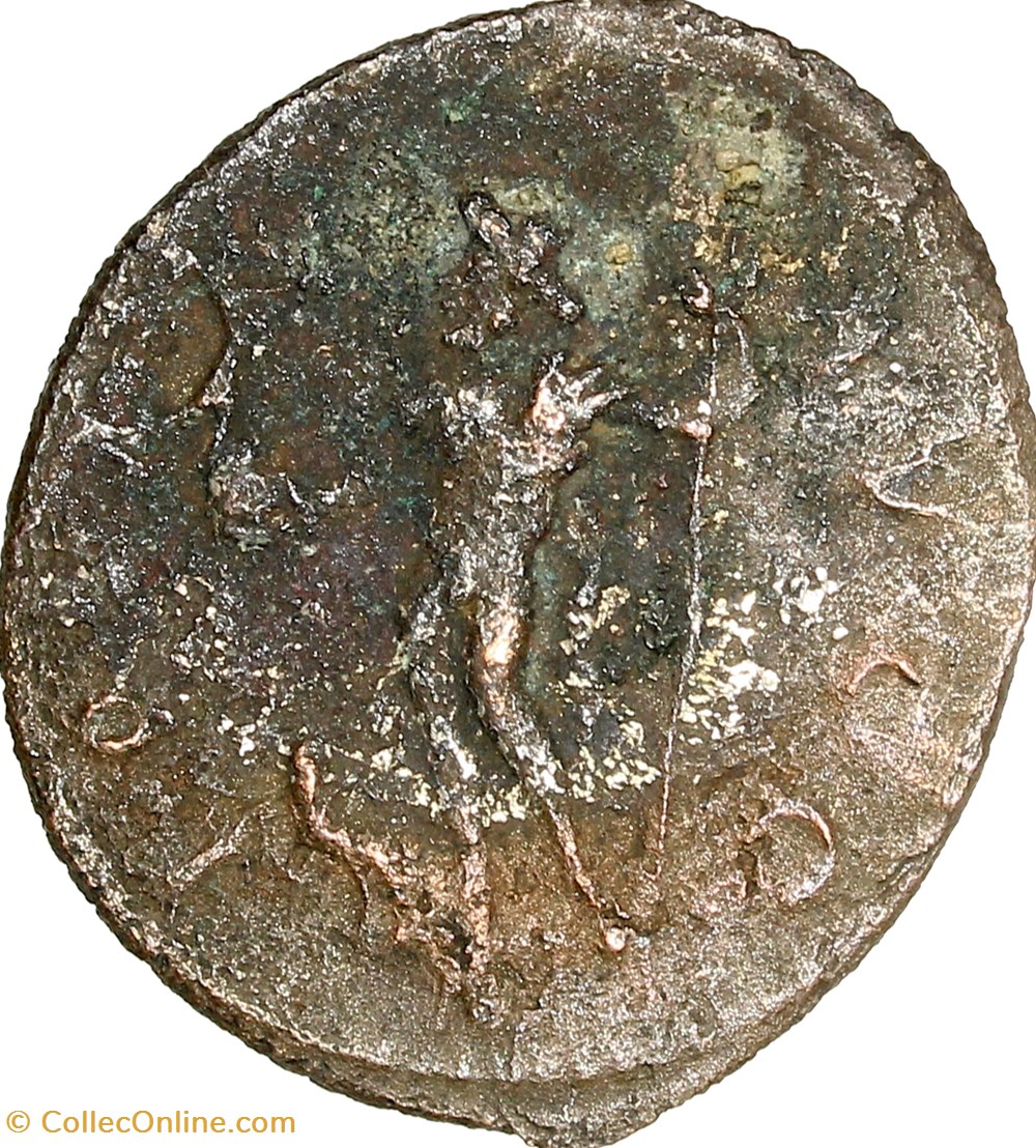 Aurelianus de Dioclétien, Jupiter, printemps 290-291, Lyon monnaies antiques romaines imperiales republicaines aurelianus de diocletien jupiter printemps 290 291 lyon